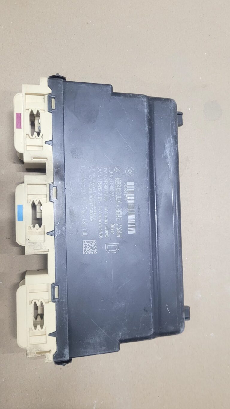 2014-2020 W213 Koltuk Konforu Beyni OEM: A2139002713
